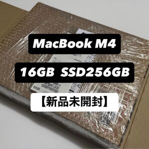 【新品未開封】Apple MacBook Air 13インチ M4 メモリ 16GB SSD 256GB シルバー