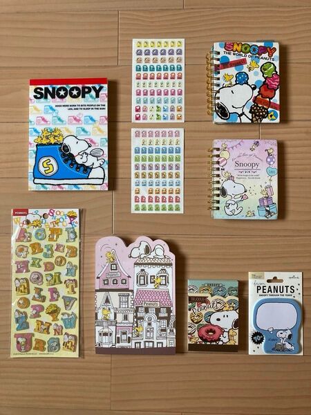 スヌーピー メモ帳 シール 付箋 まとめ売り 女の子セット