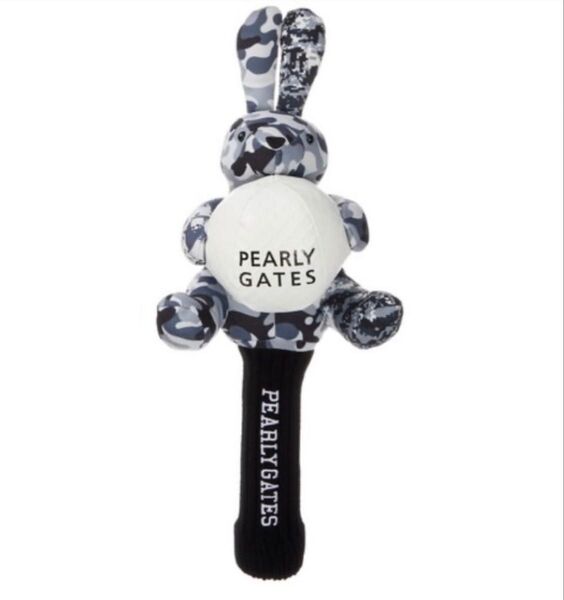 ★PEARLYGATES/パーリーゲイツ 新品 カモ柄ぬいぐるみ FW用ヘッドカバーうさぎ