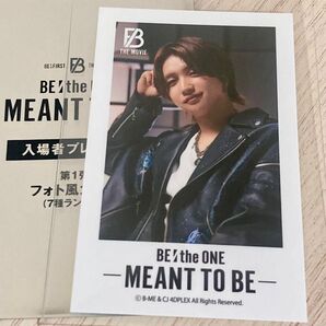 BE:FIRST JUNON ジュノン 映画 BE:the ONE MEANT TO BE フォト風カード