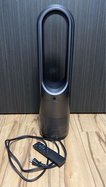 タワーファン 冷暖両用 扇風機 セラミックヒーター 羽根なし Black