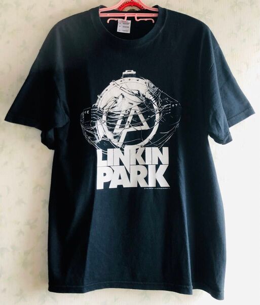 2000s Linkin Park Atomic Age メンズ M 黒 ブラック 半袖Tシャツ 古着 バンドT ヴィンテージ