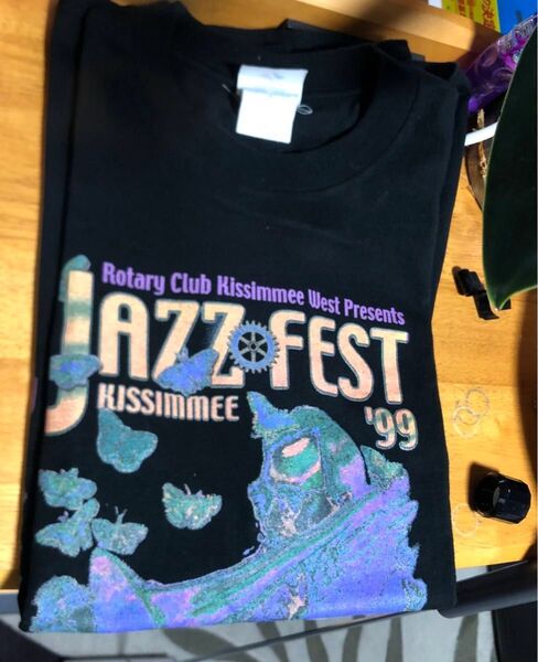 希少 USA製 90's ラッセル JERZEES vintage Tシャツ JAZZ FEST ‘99 古着