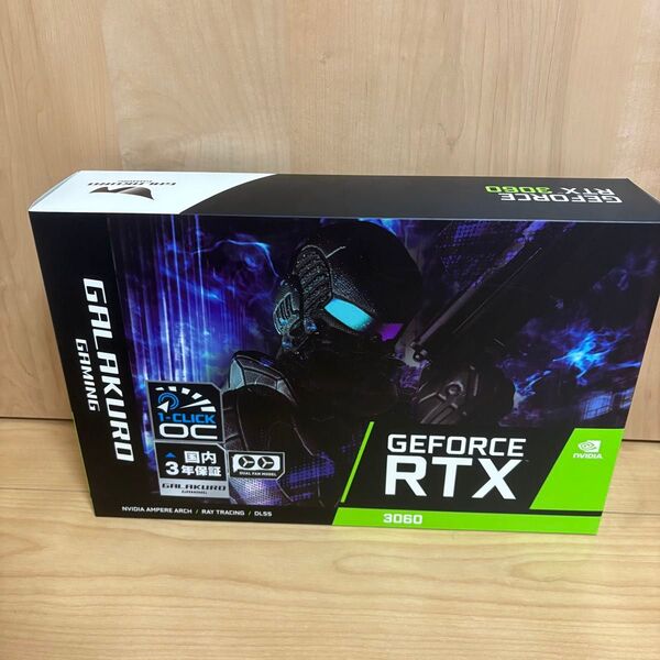 GALAKURO GAMING GeForce RTX 3060 GG-RTX3060-E12GB/OC/DF 美品 保証期間内