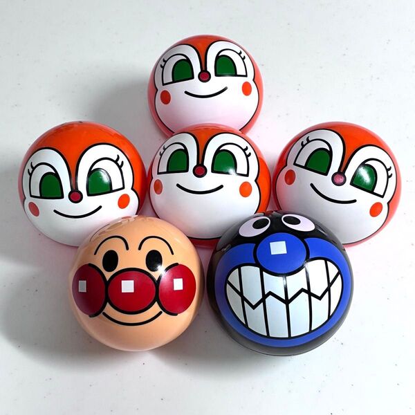 アンパンマン バイキンマン ドキンちゃん ボール 6個 未使用品