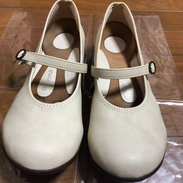 Re:getA ストラップシューズ オフホワイト 23.5cm