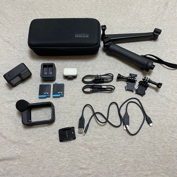 ゴープロ GoPro HERO9 BLACK 5回使用品 付属品多数有り GoPro ゴープロ