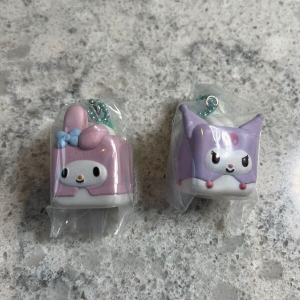 ガチャガチャ マイメロディ クロミ マスコットキーホルダー 2個セット