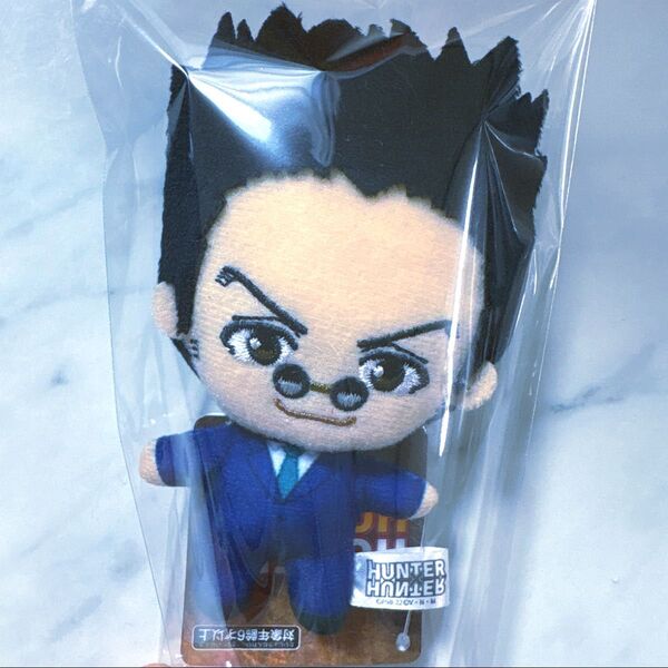 希少 HUNTER HUNTER レオリオ ぬいぐるみ マスコット タグ付き 新品