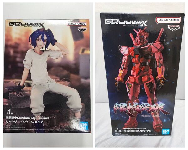 機動戦士Gundam GQuuuuuuX 赤いガンダム フィギュア 限械突破 シュウジ・イトウ 未開封
