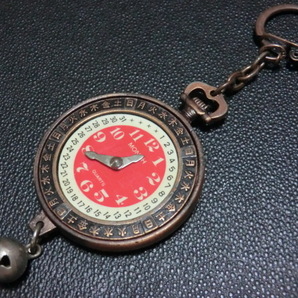 【観光地 キーホルダー】大宰府 懐中時計型 お土産 昭和レトロ ご当地の画像1