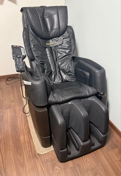 フジ医療器 マッサージチェア 家庭用 ブラック リラックスソリューション SKS-6600 マッサージ機 ヒーター付き