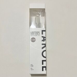 【早い者勝ち】◎LAKOLE◎Lightning◎ケーブル◎Apple◎0.5m◎USB◎ラコレ◎