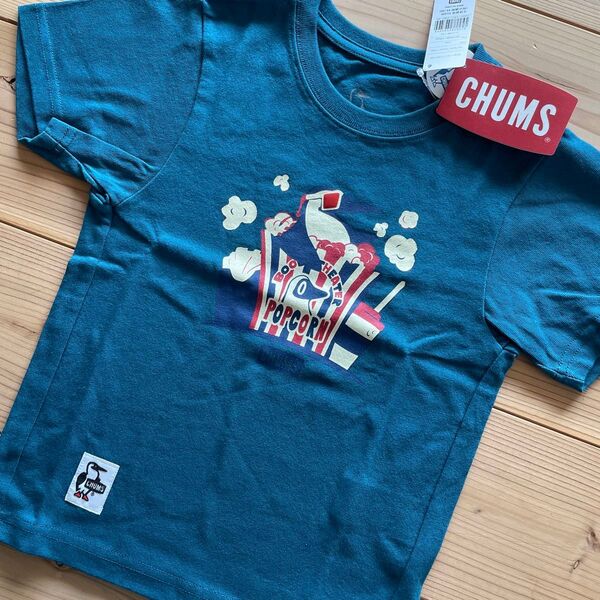 新品 CHUMS ポップコーン キッズTシャツKM アウトドア 半袖Tシャツ トップス