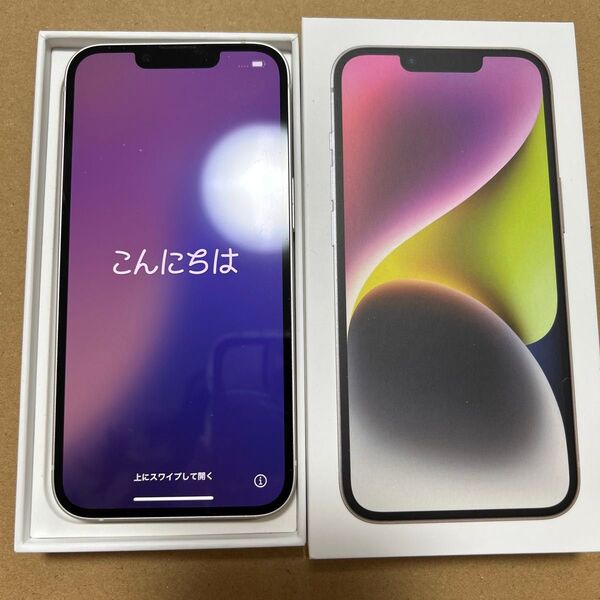 【美品】iPhone14 128GBスターライト 本体 SIMフリー
