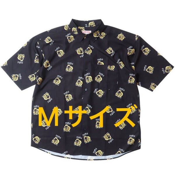 tgsj-021 江坂ジーンズ・阪神タイガース・接触冷感・総柄シャツ・アロハシャツ虎 メンズ Mサイズ 新品未使用品