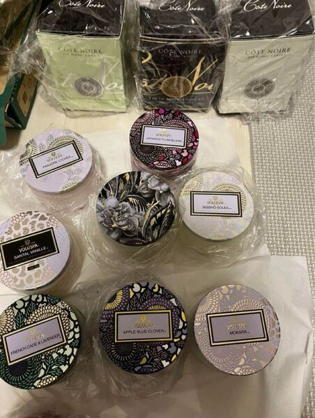 voluspa アロマキャンドル cote noire まとめ12個