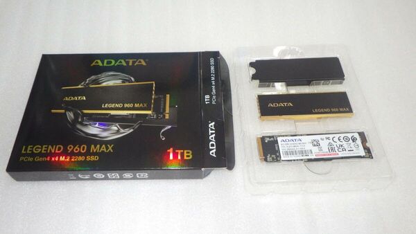 ADATA LEGEND 960 MAX 1TB SSD M.2 PCIe Gen4x4