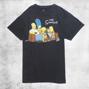 シンプソンズ Tシャツ ブラック Mサイズ The Simpsons 半袖 アニメ