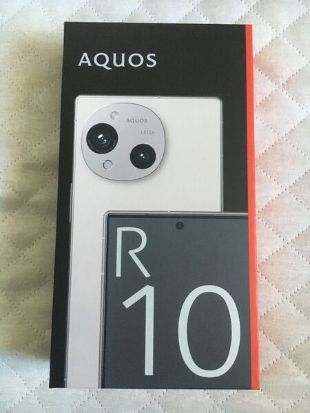 AQUOS R10 SHM31 カシミヤホワイト 12GB/256GB 納品書付き