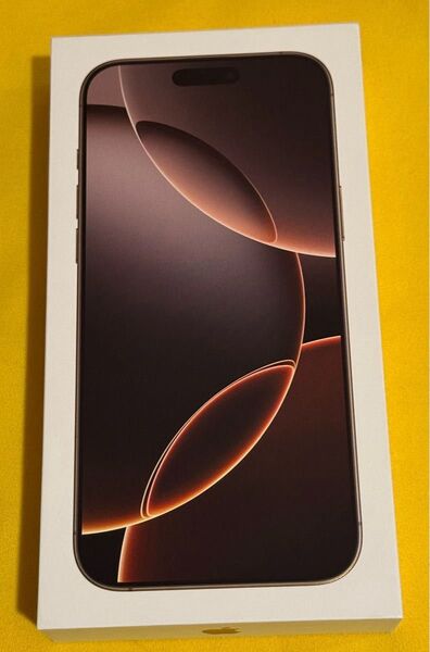 iPhone 16 Pro MAX 256GB デザートチタニウム 7月購入品 国内SIMフリーモデル 超備品
