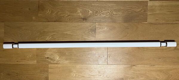 川口技研 室内用物干し竿 ホスクリーン ホワイト 95cm~154cm QL-15-W
