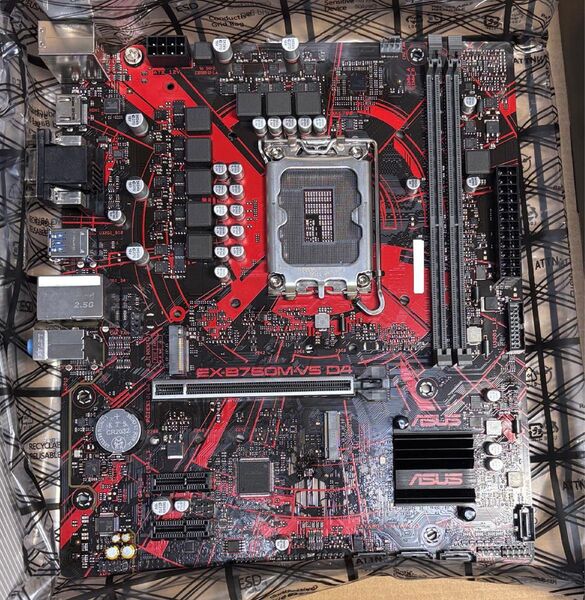 ASUS EX-B760M-V5 D4-CSM intel 第14・13・12世代 CPU LGA1700 B760 mATX