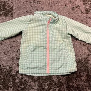 2wayチェック柄 フード付きパーカー