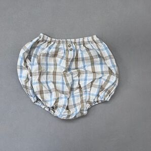 韓国子供服 monbebe check bloomer