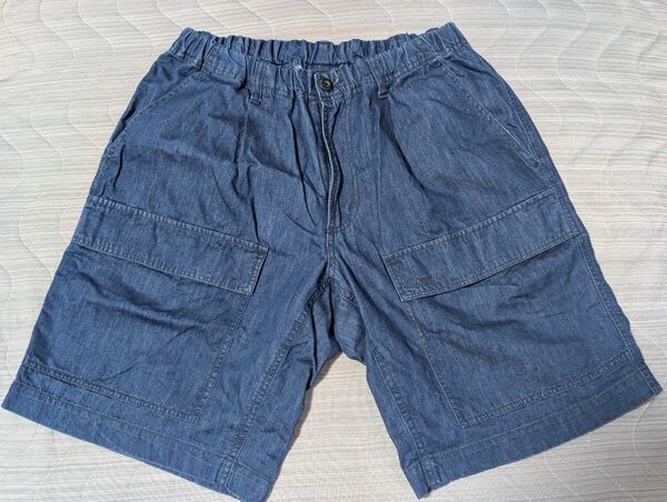 WILDTHINGS ワイルドシングス SHELTECH BUSH PANTS シェルテック ブッシュショーツ L ワンウォッシュ