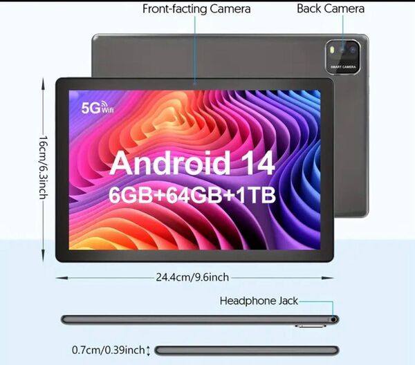 TAB 10+ Androidタブレット 6GB/64GB