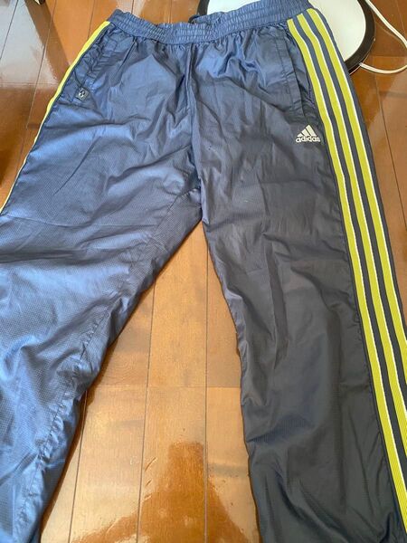 adidas シャカシャカパンツ ネイビー メンズL