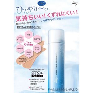 【新発売】-8℃の冷感体験。ひんやり~っ! くずれにくい! 冷感ファンデーション ★クール ブライト ファンデーション50g★