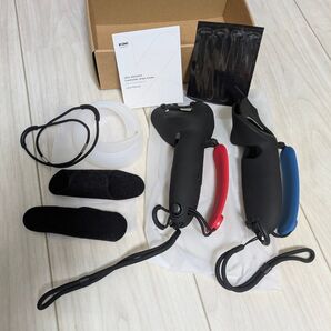 KIWI design VR コントローラー グリップ カバー Quest 2 大きい手に合う オキュラスクエスト2 電池口付き