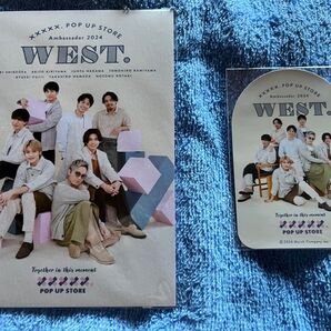 WEST. POP UP STORE ポストカード&ステッカーシール