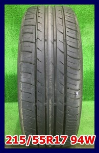 ★2015年製 215/55R17 94W FALKEN ZIEX ZE914 中古 夏タイヤ 1本 17インチ★