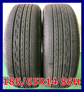 ★2012年製 185/65R14 86H ブリヂストン REGNO GR-XT 中古 夏タイヤ 2本 14インチ★