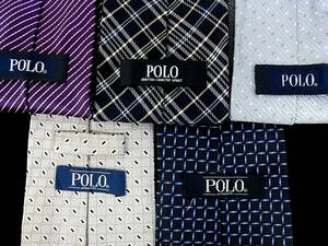 ●在庫処分セール●５本セット●№5565●ポロ【POLO】ネクタイ●