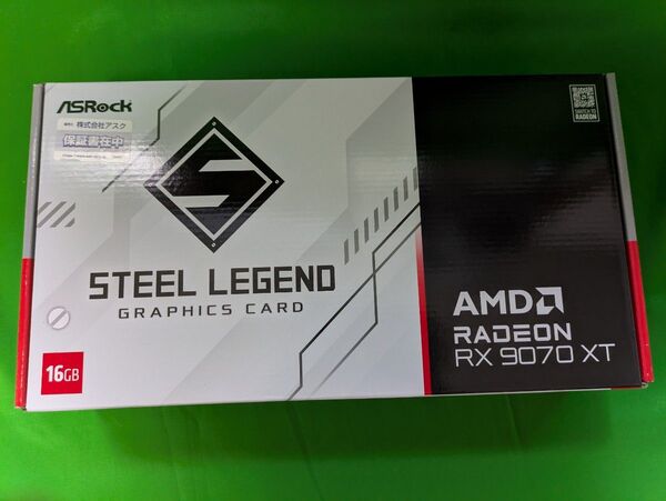 Radeon RX 9070XT SteelLegend 16G RX9070XT SL 16G未使用品
