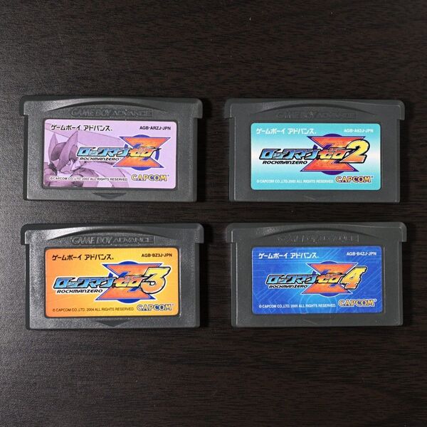 GBA ロックマンゼロ 1〜4 セット ソフトのみ