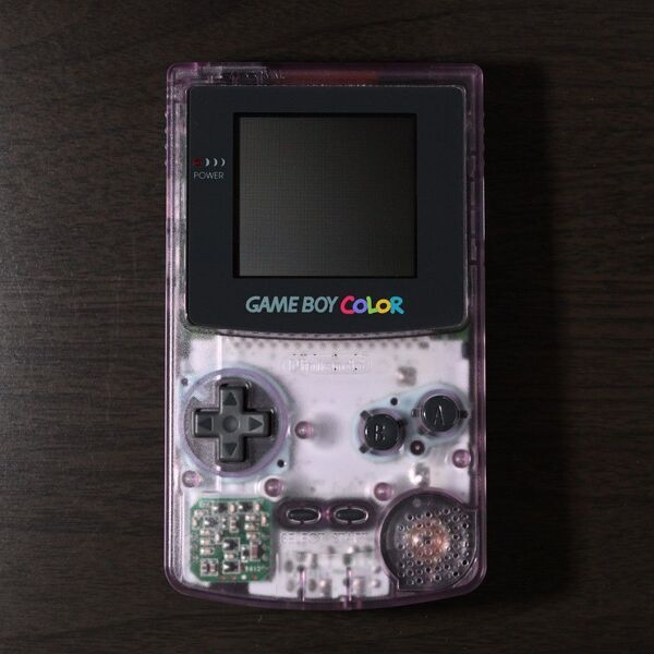 GBC ゲームボーイカラー 本体 クリアパープル