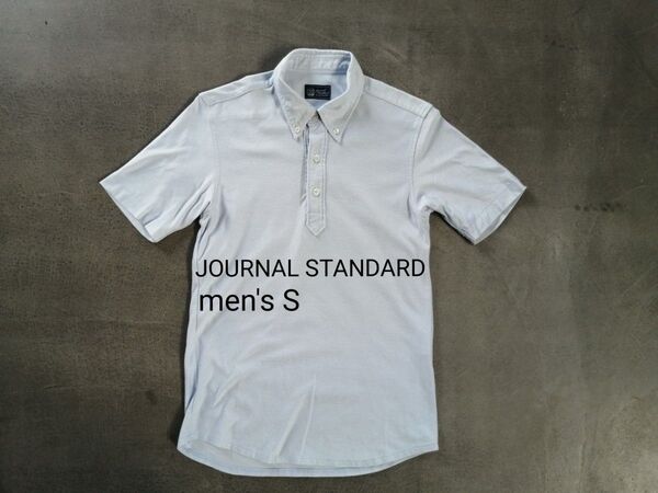 JOURNAL STANDARD ジャーナルスタンダード 半袖ポロシャツ メンズS 半袖シャツ 水色