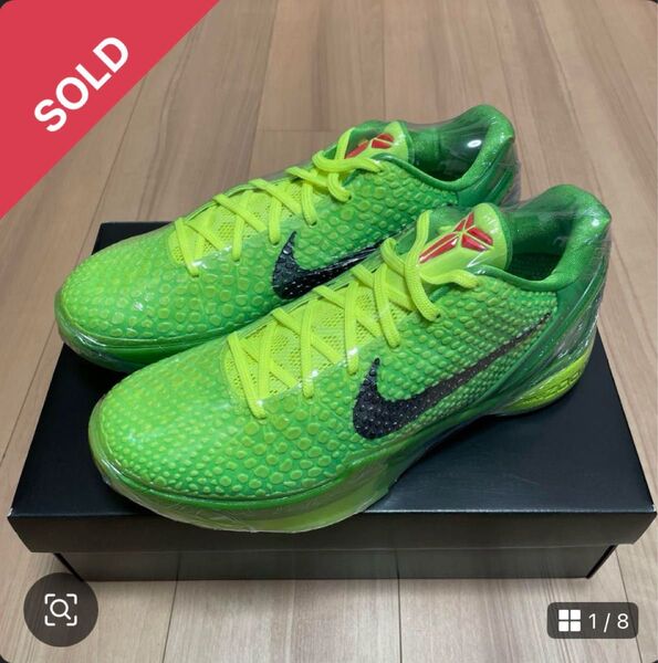 新品 未使用品 NIKE Kobe6 protro 超人気モデル "Grinch" 27cm