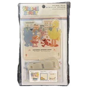 セサミストリート メモパッド アクリルスタンド USJ