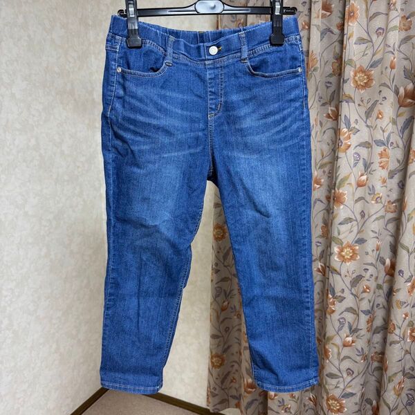 レディース デニムパンツ ジーパン デニム インディゴ ジーンズ Lサイズ