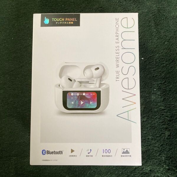 Awesome TRUE WIRELESS EARPHONE ホワイト 新品未開封