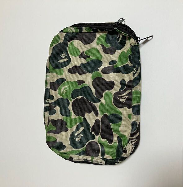 A BATHING APE ア・ベイシング・エイプ 5ポケット マルチ収納ケース 雑誌 smart 付録 カモ柄