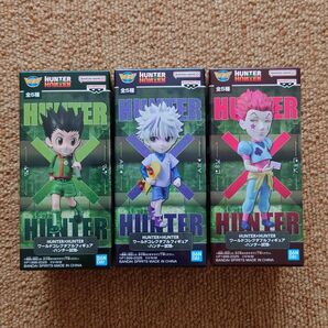HUNTER×HUNTER ワールドコレクタブルフィギュア ハンター試験 ゴン キルア ヒソカ 3個 3種 3体