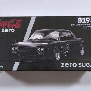 ポップレース 1/64 日産 スカイライン GT-R V8 ハコスカ コカコーラ