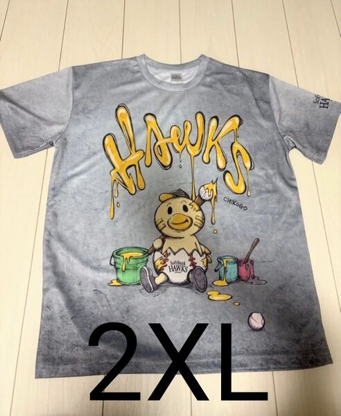 福岡ソフトバンクホークス ひな丸Tシャツ2025 2XL